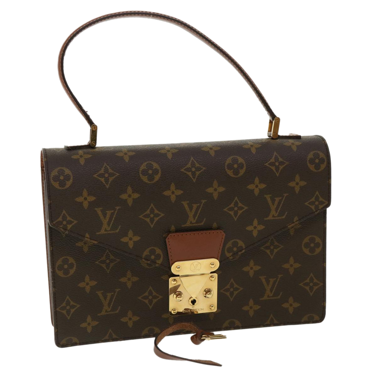 Louis Vuitton Monogram Concorde Hand Bag M51190 Lv Auth Ro733